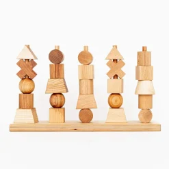 Handmade Stacking Toy (Natural)