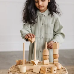 Handmade Stacking Toy (Natural)