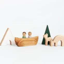 Handmade Wooden Camping Set
