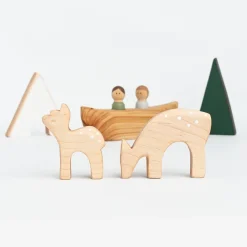 Handmade Wooden Camping Set