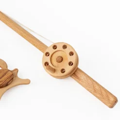 Handmade Wooden Fishing Set | Magnetic Fishing Game