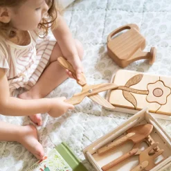 Handmade Wooden Gardening Set