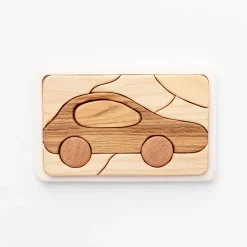 Handmade Wooden Mosaic Puzzle (Car)