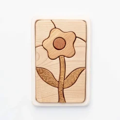 Handmade Wooden Mosaic Puzzle (Flower)