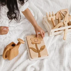 Handmade Wooden Mosaic Puzzle (Flower)