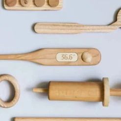 Handmade Wooden Play Doctor Set