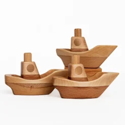 Handmade Wooden Toy Boat