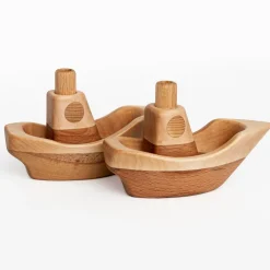 Handmade Wooden Toy Boat