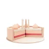 Handmade Wooden Toy Cake (Pink)