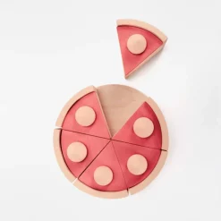 Handmade Wooden Toy Cake (Pink)