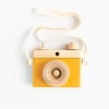 Handmade Wooden Toy Camera (Mustard)