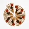 Handmade Wooden Toy Pizza