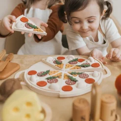 Handmade Wooden Toy Pizza