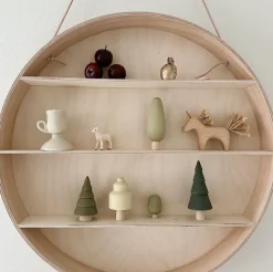 Handmade Wooden Toy Tree Set (5 pcs)