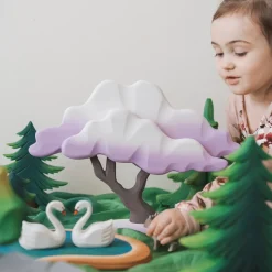 Heart Lake and Swan Play Set