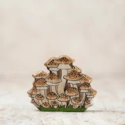 Honey Fungus Mushrooms | Wooden Toy Figurine