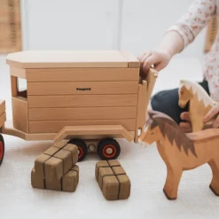 Horse Cart Trailer | Wooden Toy Vehicle Accessory