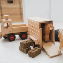 Horse Cart Trailer | Wooden Toy Vehicle Accessory