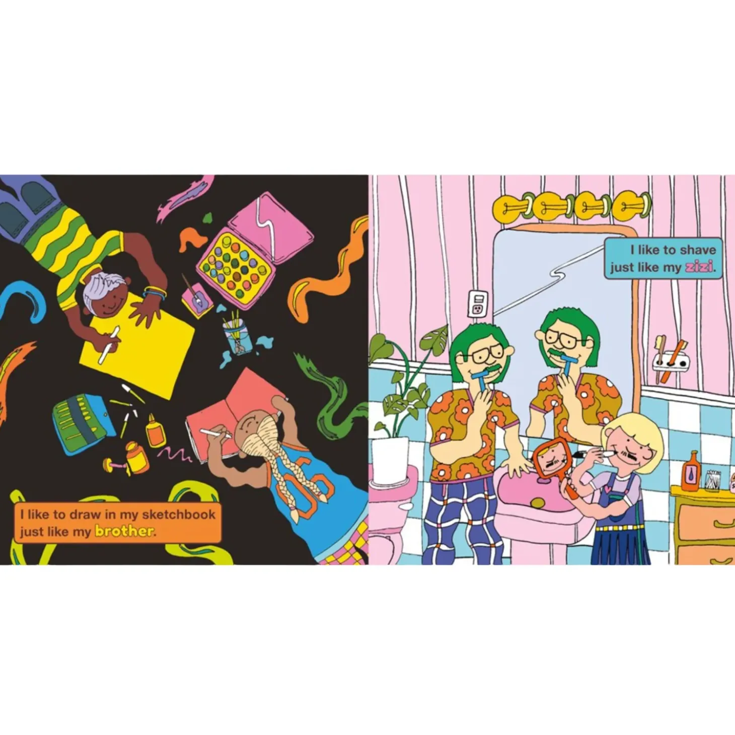 Just Like My Family | Picture Bok