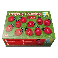 Lady Bug Counting Stones (Set of 22)