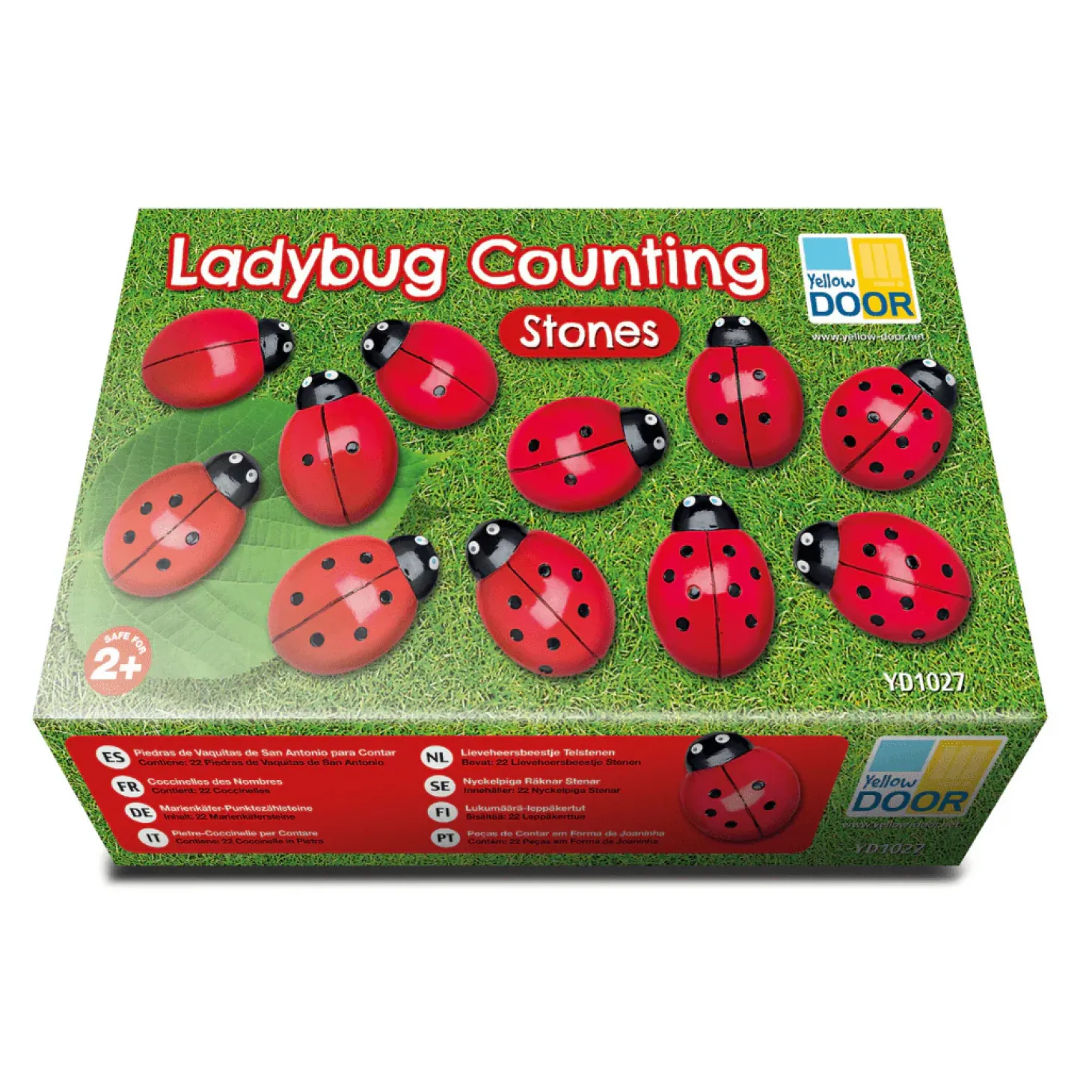 Lady Bug Counting Stones (Set of 22)