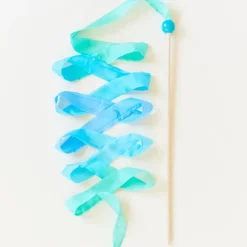 Large Silk & Wood Streamer (Sea)