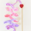 Large Silk & Wood Streamer (Blossom Heart)