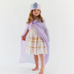 Limited Edition Silk Cape (Flower Power Lavender)