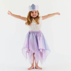 Limited Edition Silk Fairy Skirt (Flower Power Lavender)