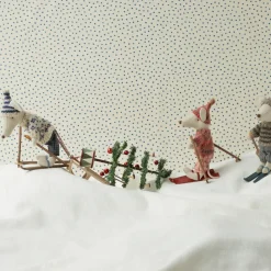 Maileg 2024 Winter Mouse with Ski Set - Blue (Dad)