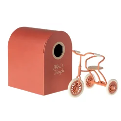 Maileg Abri à Tricycle - Coral (Mouse)