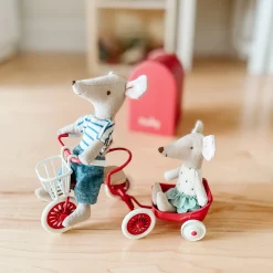 Maileg Abri à Tricycle - Red (Mouse)