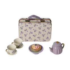 Maileg Afternoon Tea & Treat Set (Purple Madelaine)