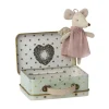 Maileg Angel Mouse with Suitcase (Little Sister)