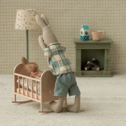 Maileg Cradle - Light Rose (MY Rabbit)