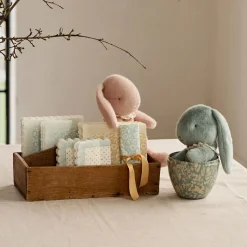 Maileg Easter Egg with Plush Bunny (Mint)
