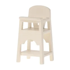 Maileg High Chair - White (Baby Mouse)