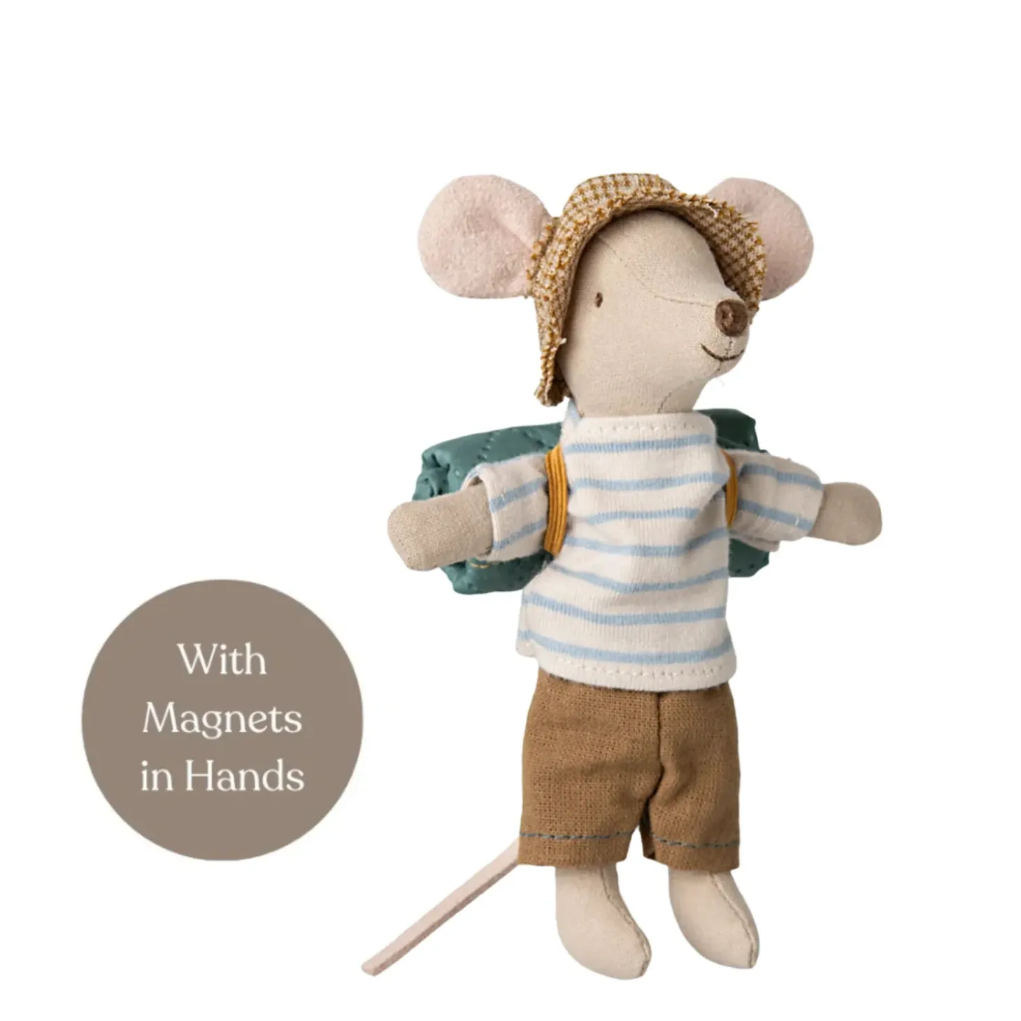Maileg Hiker Mouse 2025 - Stripes (Big Brother)