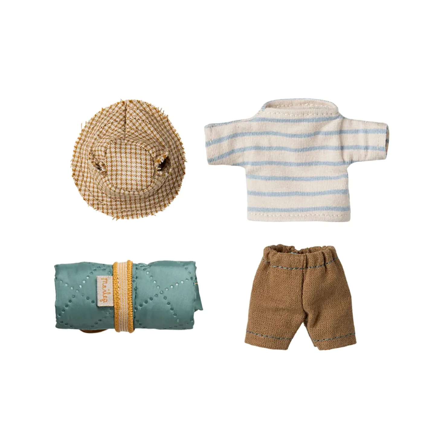 Maileg Hiker Mouse 2025 - Stripes (Big Brother)