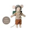 Maileg Hiker Mouse 2025 - Thin Stripes (Big Brother)