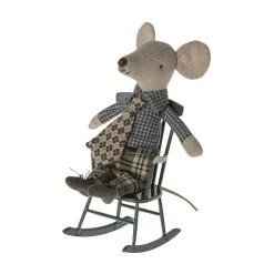 Maileg Jacket, Pants and Tie in Suitcase (Grandpa Mouse)