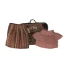 Maileg Knitted Blouse and Skirt in Suitcase (Grandma Mouse)