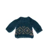 Maileg Knitted Blue Sweater (Mum/Dad Mouse)