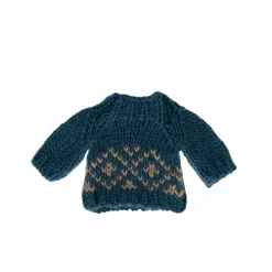 Maileg Knitted Blue Sweater (Mum/Dad Mouse)