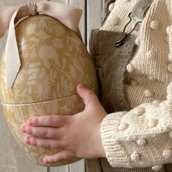 Maileg Metal Easter Egg (Cream Yellow)