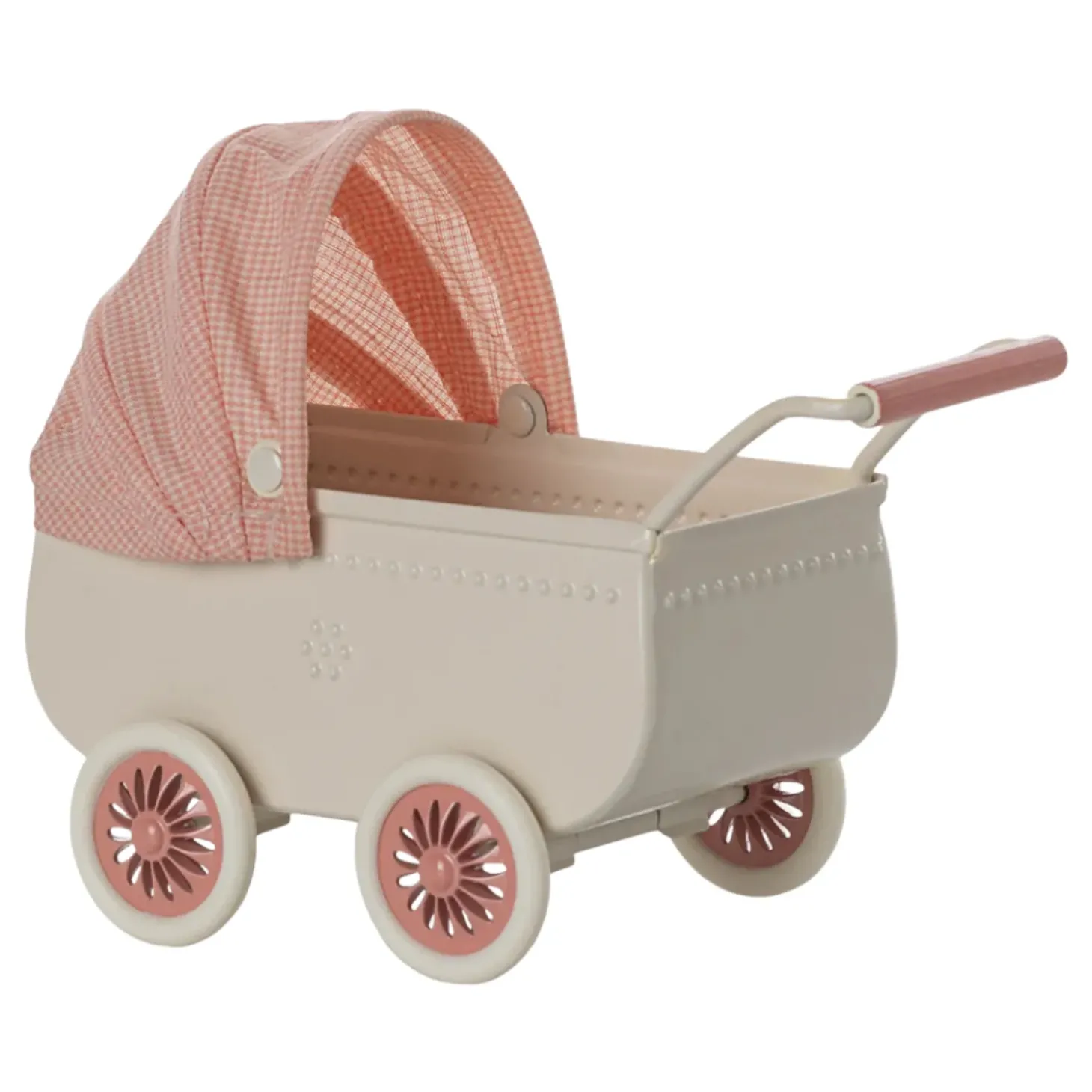 Maileg Pram - Coral (Baby Mouse)