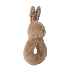 Maileg Rabbit Rattle Set (Cream Peach)