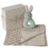 Maileg Rabbit Rattle Set (Mint)