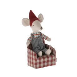 Maileg Red Checkered Chair (Mouse) - 2023