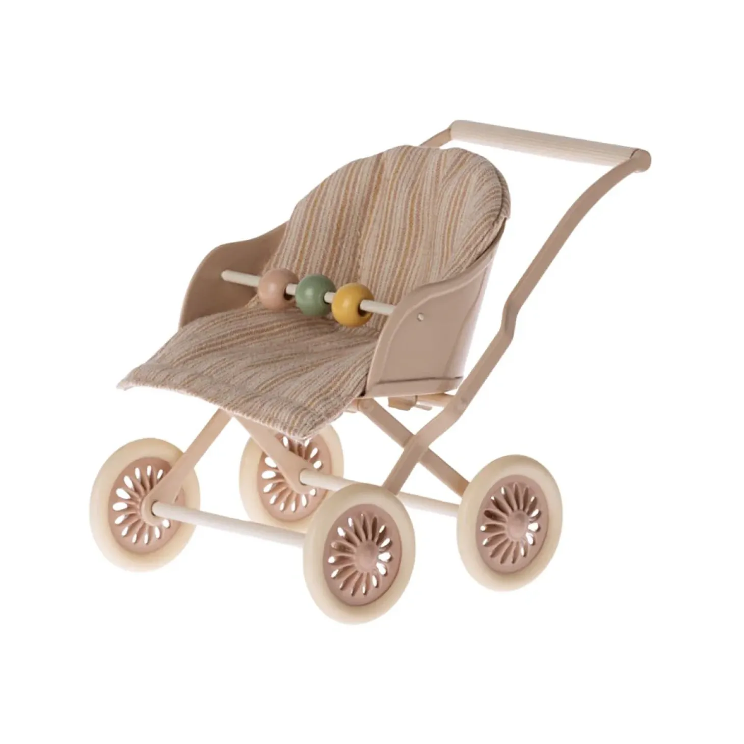 Maileg Reversible Stroller - Rose (Baby Mouse/MY)